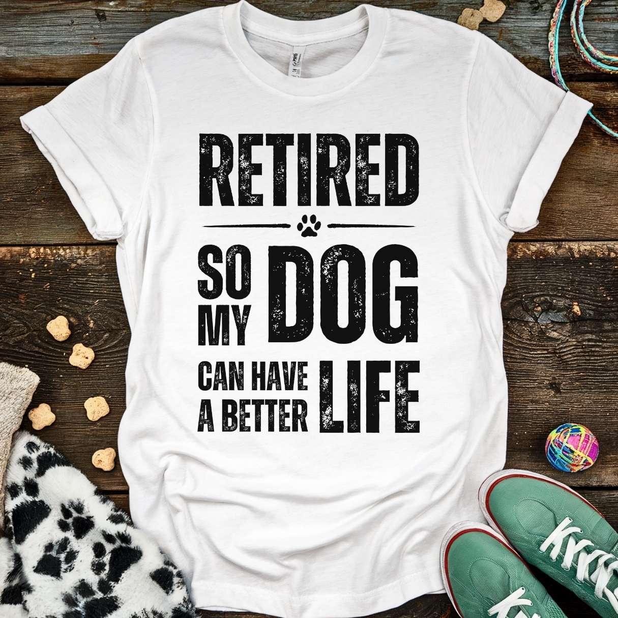 Retired Better Life T-Shirt White / S T-Shirt