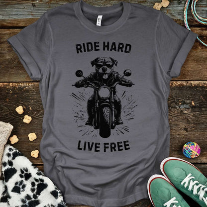 Ride Hard T-Shirt Charcoal / S T-Shirt