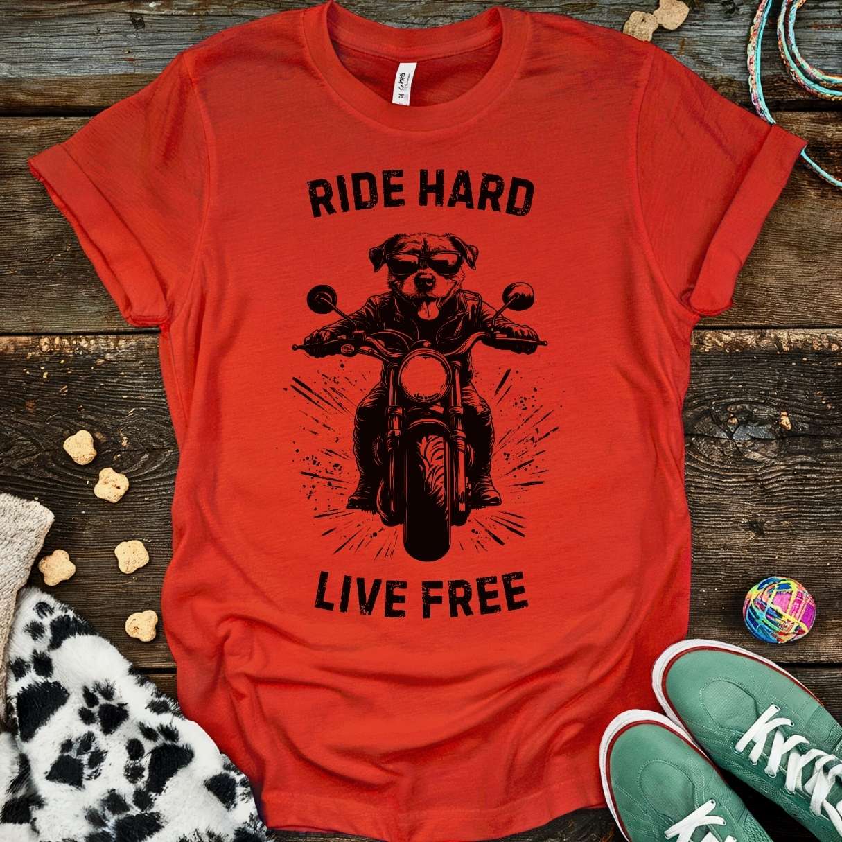 Ride Hard T-Shirt Red / S T-Shirt