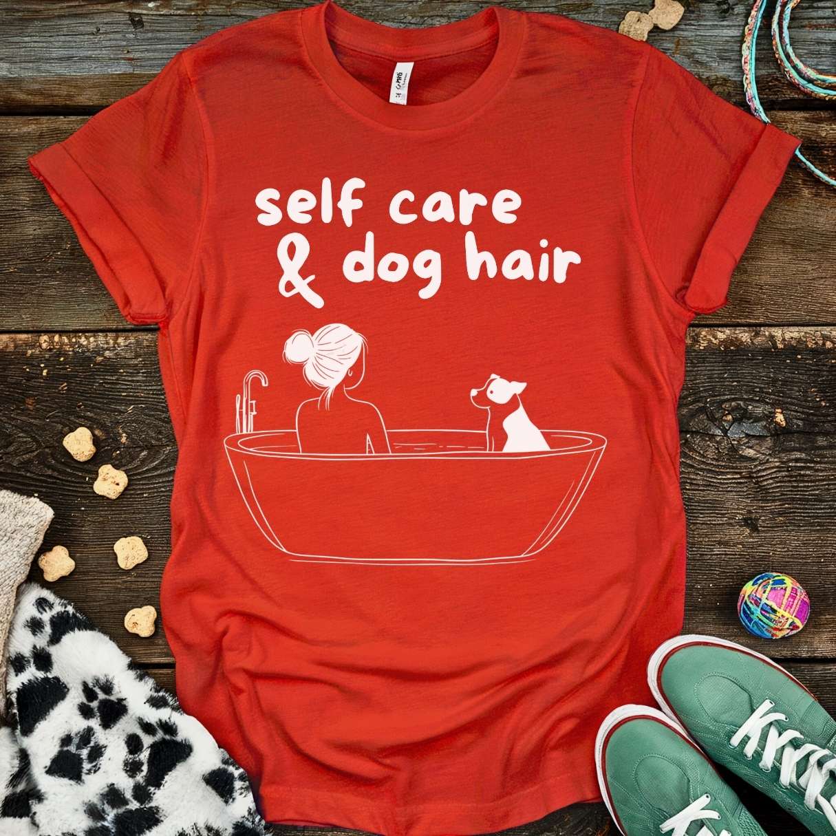 Self Care T-Shirt Red / S T-Shirt