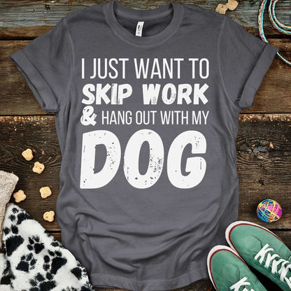 Skip Work T-Shirt Charcoal / S T-Shirt