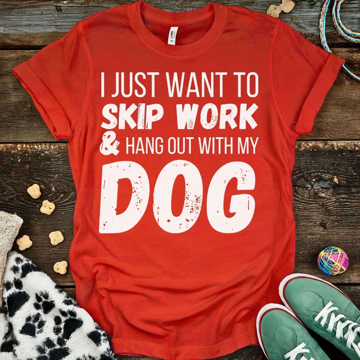 Skip Work T-Shirt Red / S T-Shirt