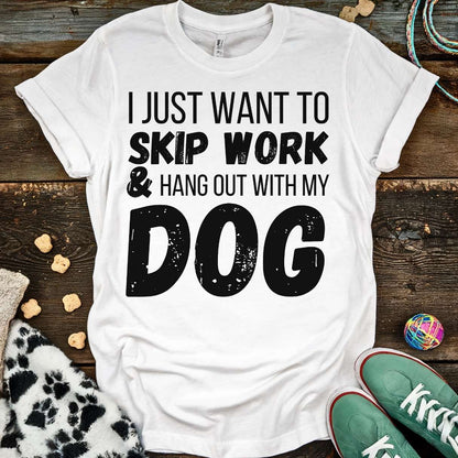 Skip Work T-Shirt White / S T-Shirt