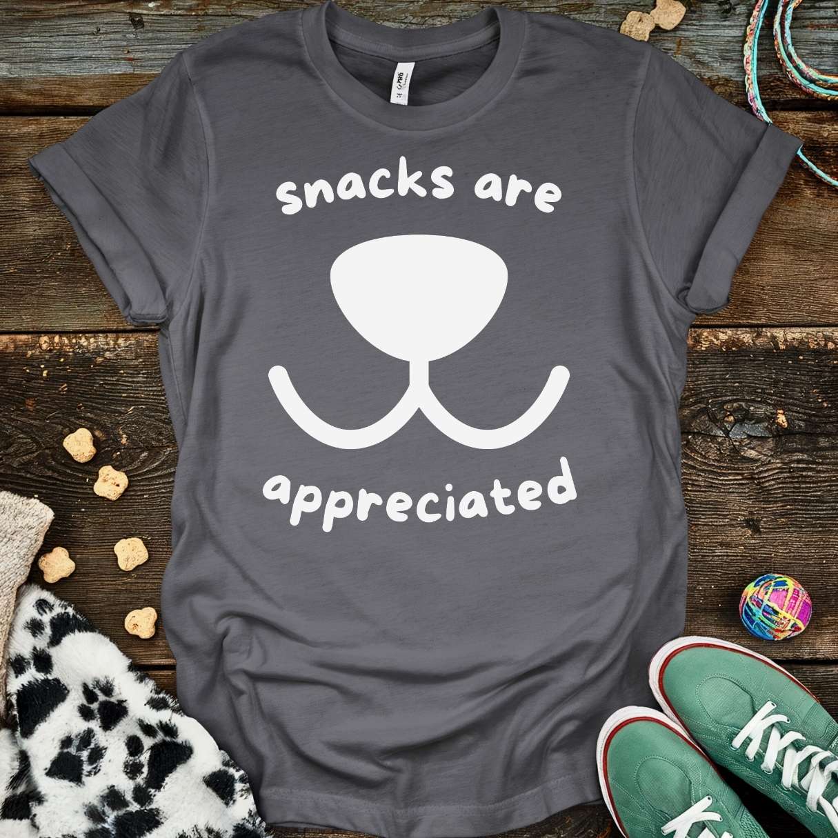 Snacks T-Shirt Charcoal / S T-Shirt