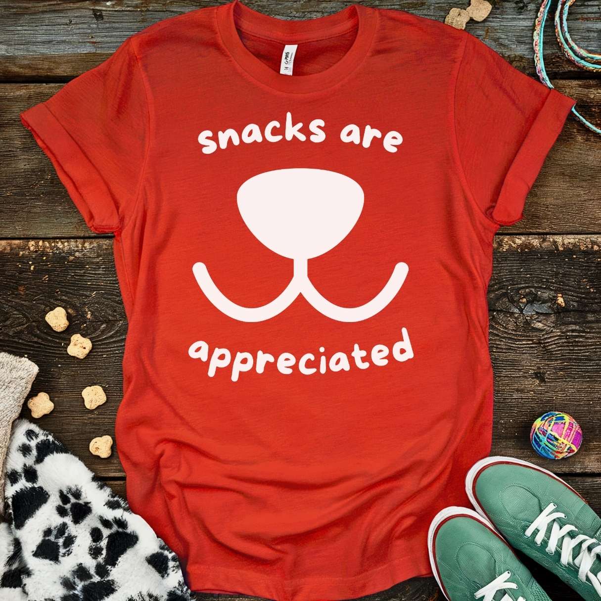 Snacks T-Shirt Red / S T-Shirt