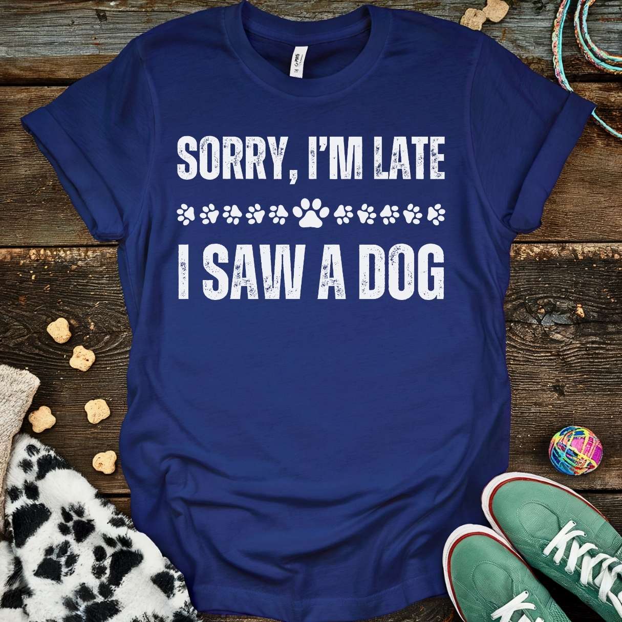 Sorry I'm Late T-Shirt Navy / S T-Shirt