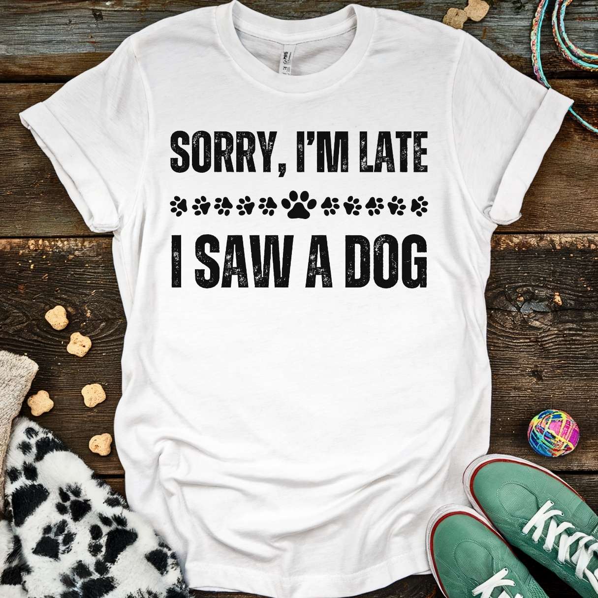 Sorry I'm Late T-Shirt White / S T-Shirt