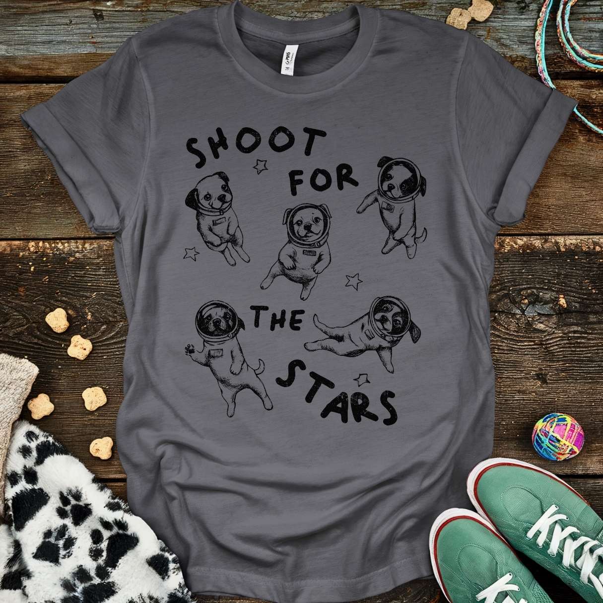 Star Dogs T-Shirt Charcoal / S T-Shirt