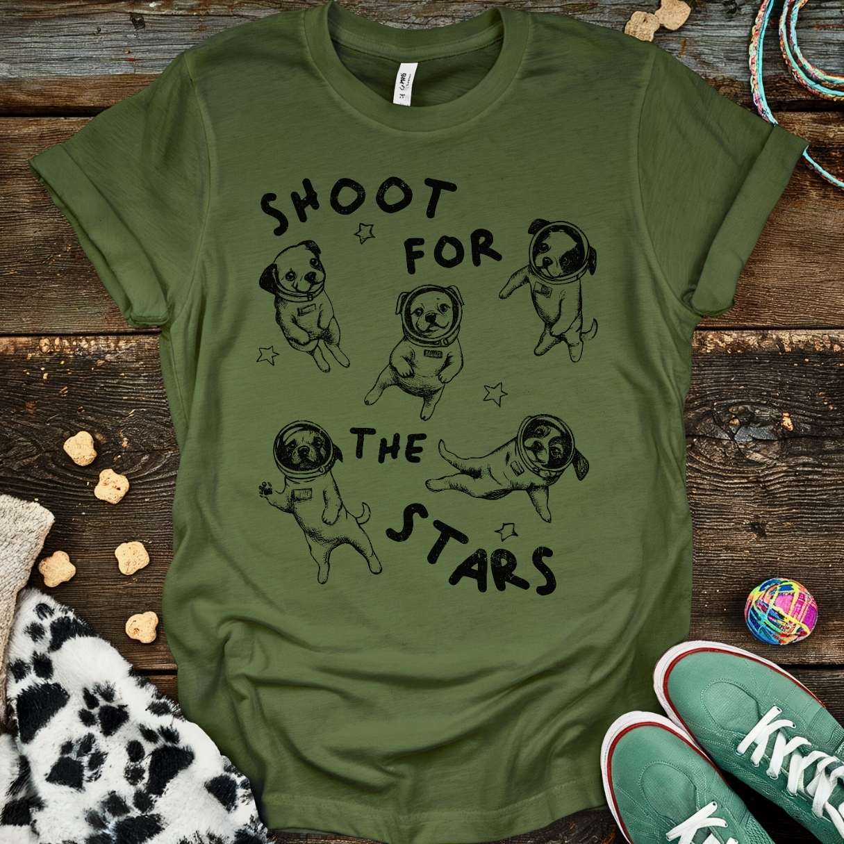 Star Dogs T-Shirt Military Green / S T-Shirt