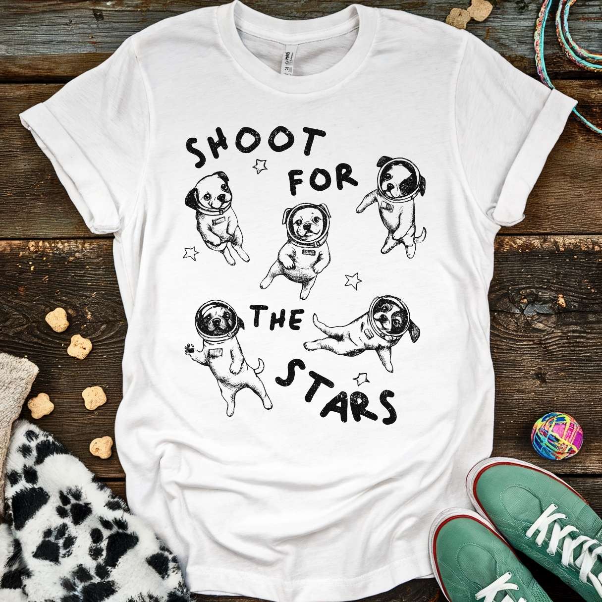 Star Dogs T-Shirt White / S T-Shirt