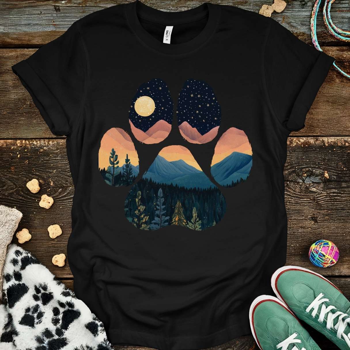 Starry Night T-Shirt Black / S T-Shirt