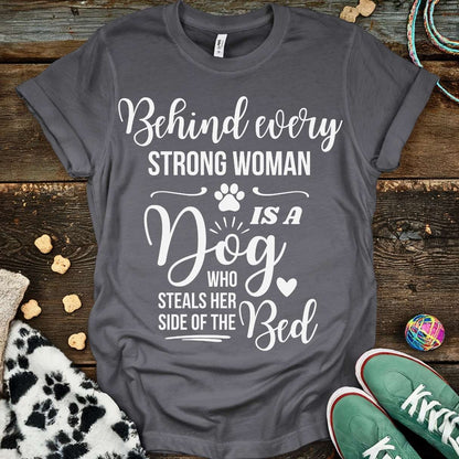 Strong Woman T-Shirt Charcoal / S T-Shirt