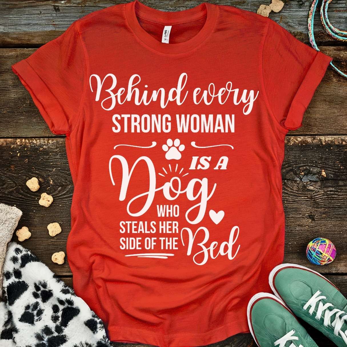 Strong Woman T-Shirt Red / S T-Shirt