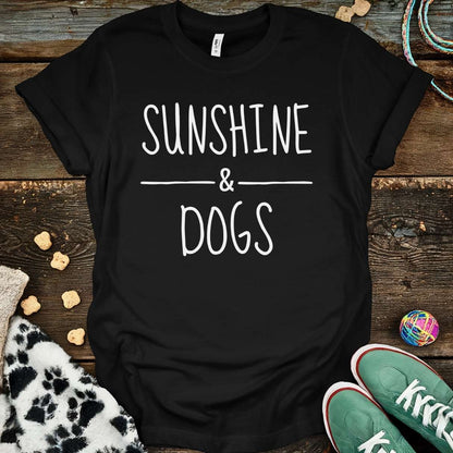 Sunshine & Dogs T-Shirt Black / S T-Shirt