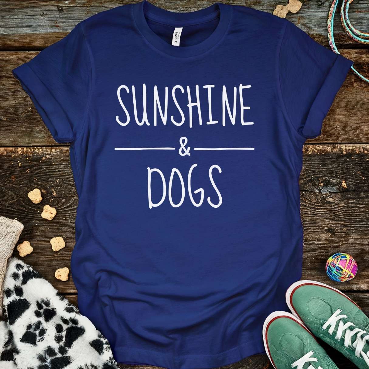 Sunshine & Dogs T-Shirt Navy / S T-Shirt