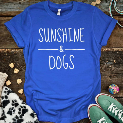 Sunshine & Dogs T-Shirt Royal / S T-Shirt