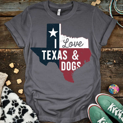 Texas & Dogs T-Shirt Charcoal / S T-Shirt