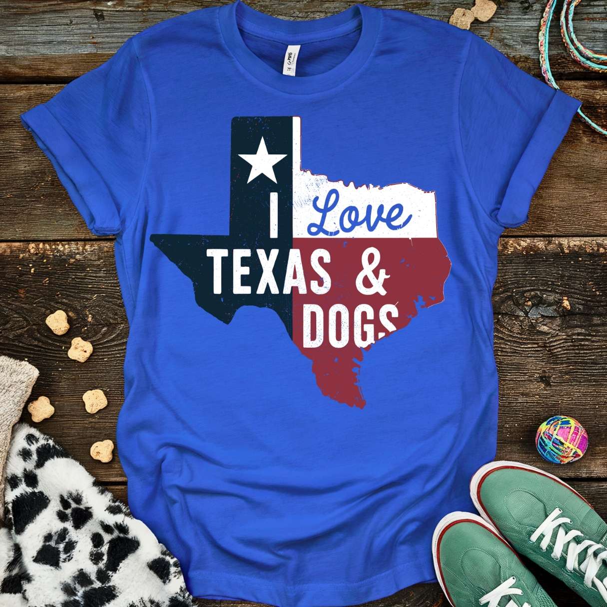 Texas & Dogs T-Shirt Royal / S T-Shirt