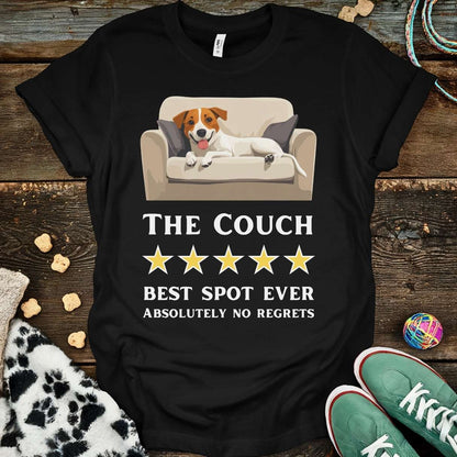 The Couch 5-Star T-Shirt Black / S T-Shirt