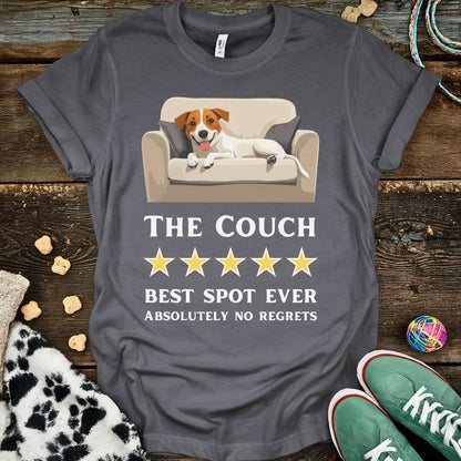 The Couch 5-Star T-Shirt Charcoal / S T-Shirt