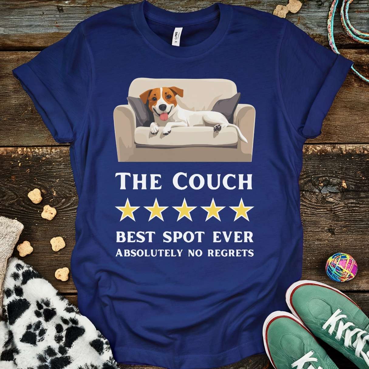 The Couch 5-Star T-Shirt Navy / S T-Shirt