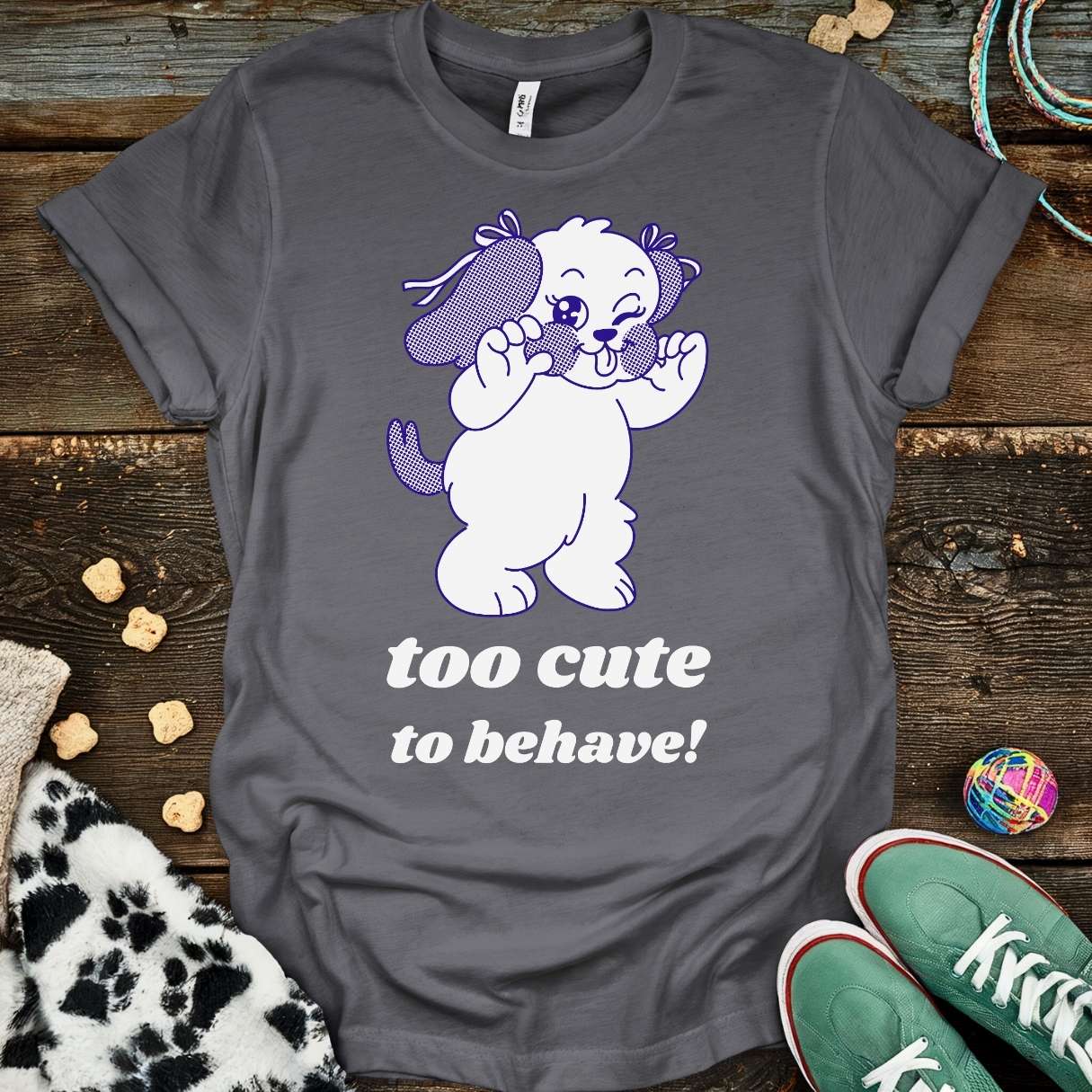 Too Cute T-Shirt Charcoal / S T-Shirt