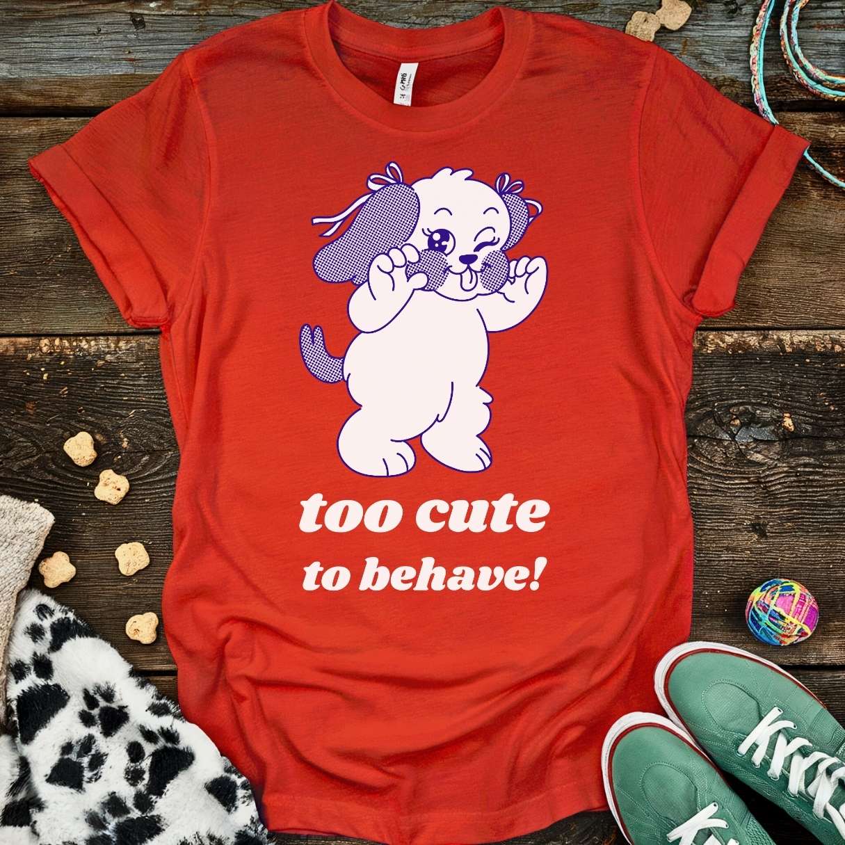 Too Cute T-Shirt Red / S T-Shirt