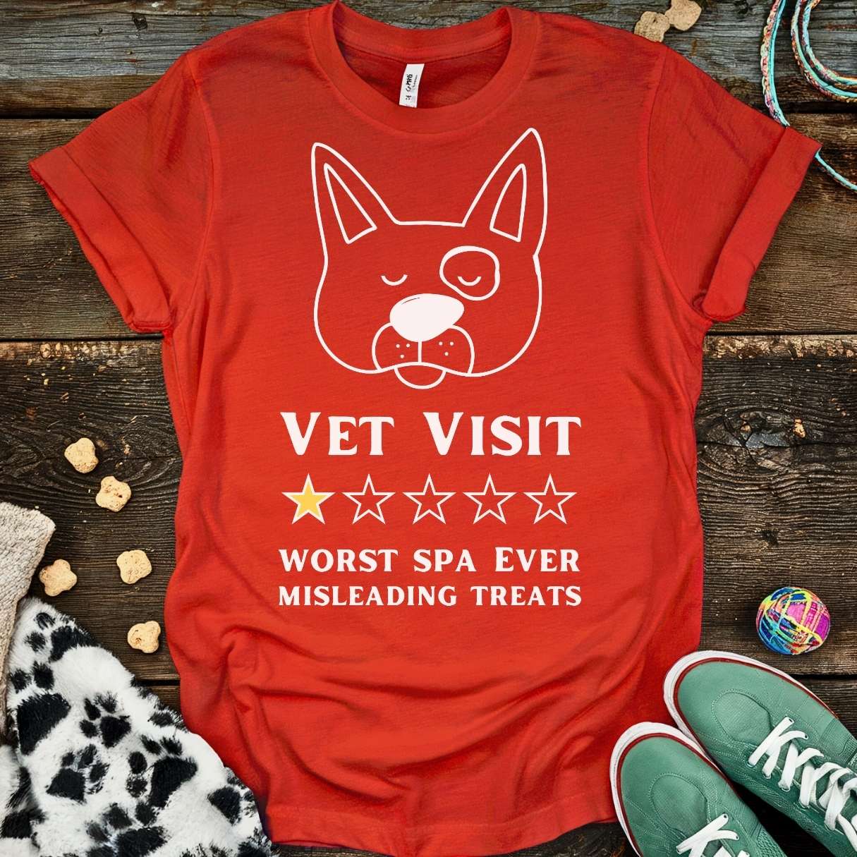 Vet Visit T-Shirt Red / S T-Shirt