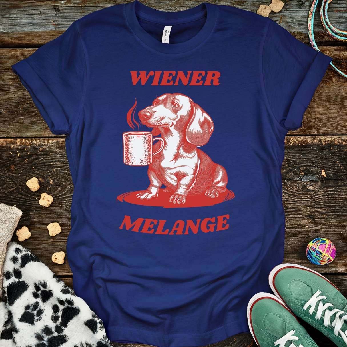 Wiener Melange T-Shirt Navy / S T-Shirt