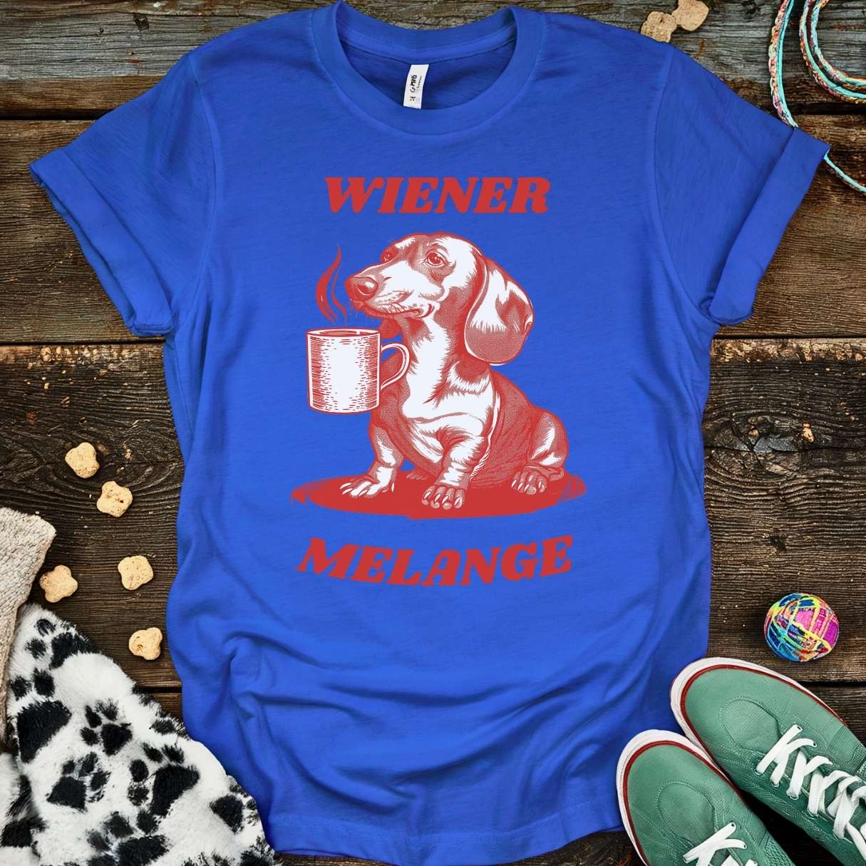 Wiener Melange T-Shirt Royal / S T-Shirt