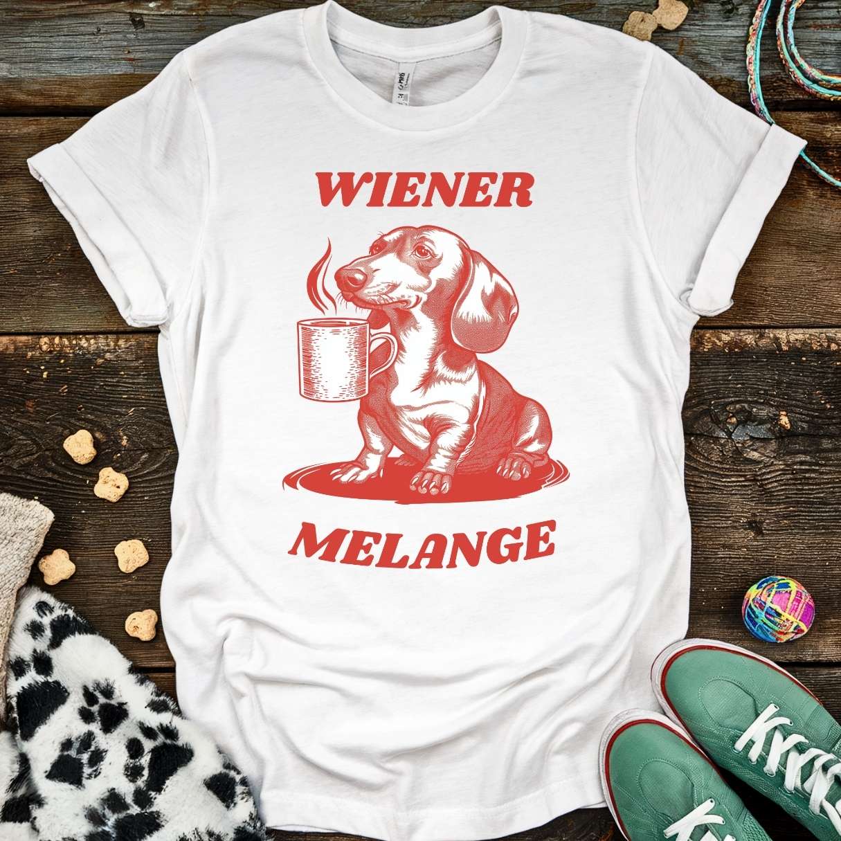 Wiener Melange T-Shirt White / S T-Shirt