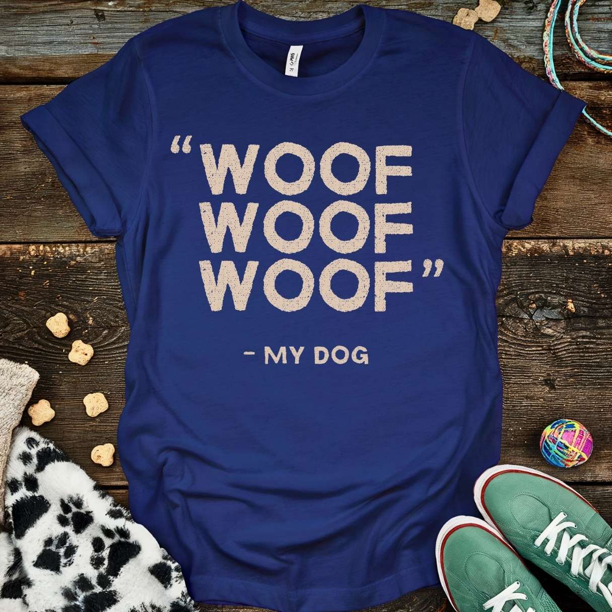 Woof Woof Woof T-Shirt Navy / S T-Shirt