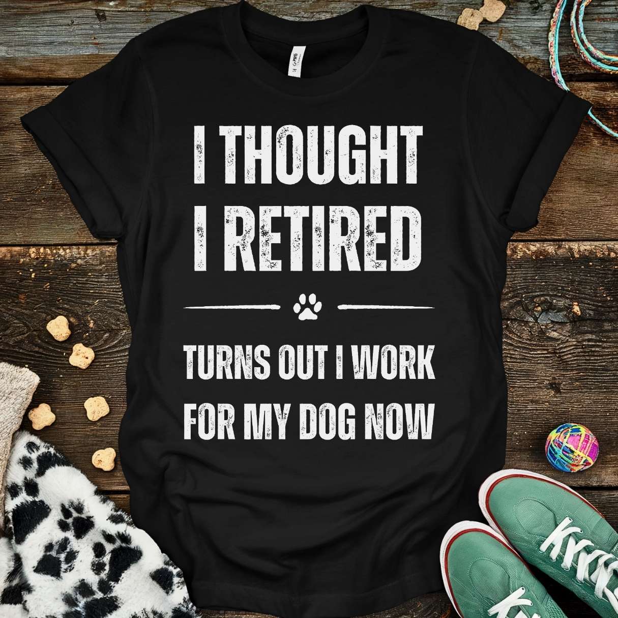 Work For Dog T-Shirt Black / S T-Shirt