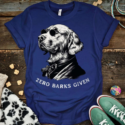 Zero Barks T-Shirt Navy / S T-Shirt