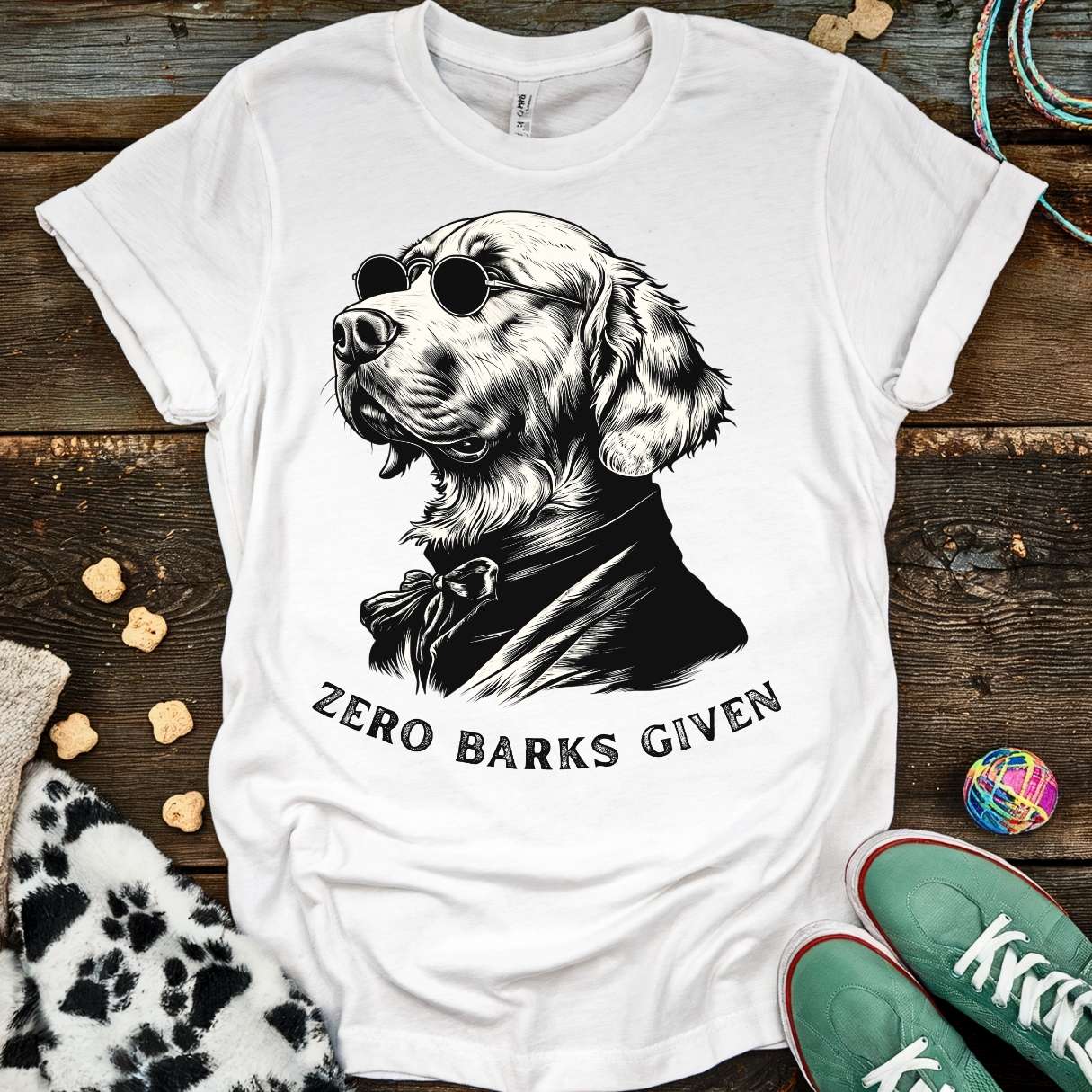 Zero Barks T-Shirt White / S T-Shirt